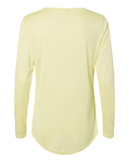 Women's Long Islander Performance Long Sleeve T-Shirt - Pale Yellow