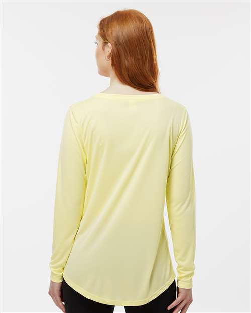 Women's Long Islander Performance Long Sleeve T-Shirt - Pale Yellow