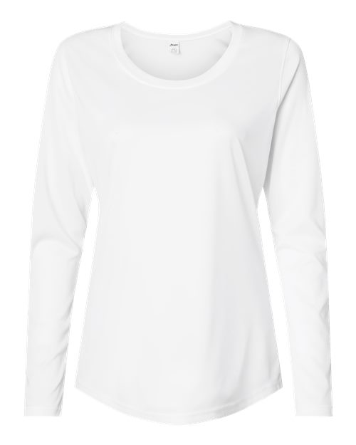 Women's Long Islander Performance Long Sleeve T-Shirt - White