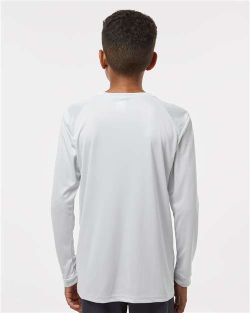 Youth Long Islander Performance Long Sleeve T-Shirt - Aluminum