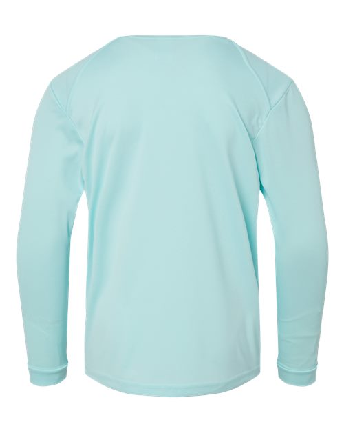 Youth Long Islander Performance Long Sleeve T-Shirt - Aqua Blue