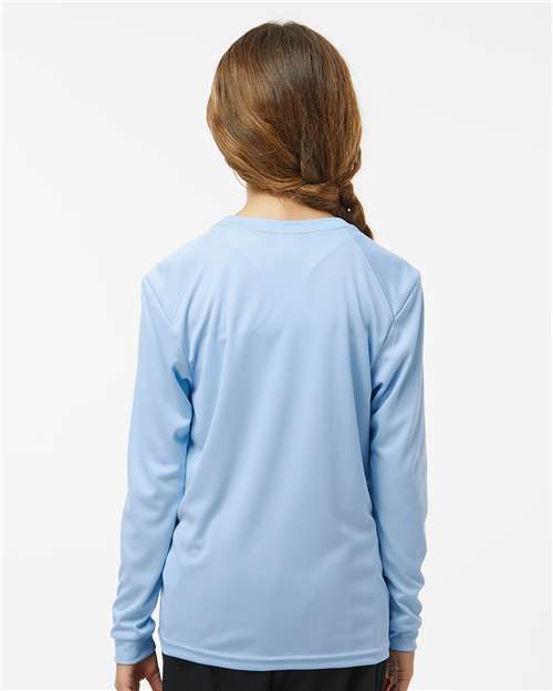 Youth Long Islander Performance Long Sleeve T-Shirt - Blue Mist
