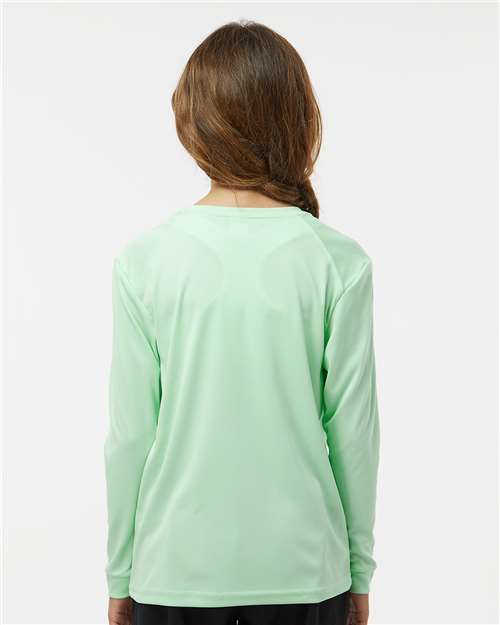 Youth Long Islander Performance Long Sleeve T-Shirt - Mint Green