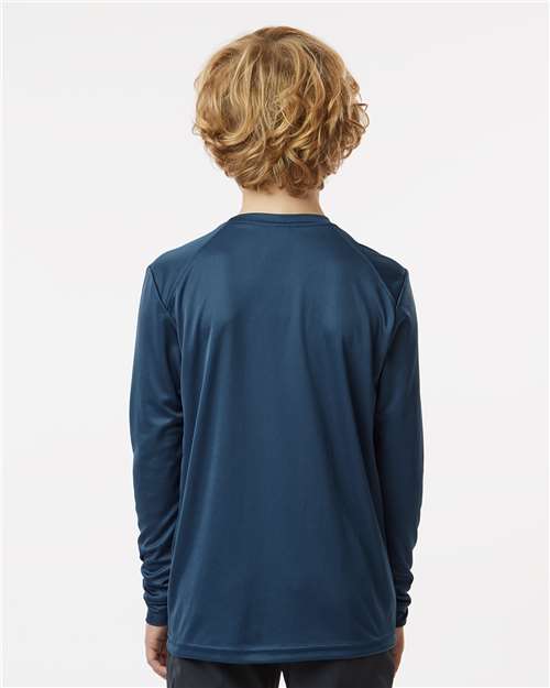 Youth Long Islander Performance Long Sleeve T-Shirt - Navy