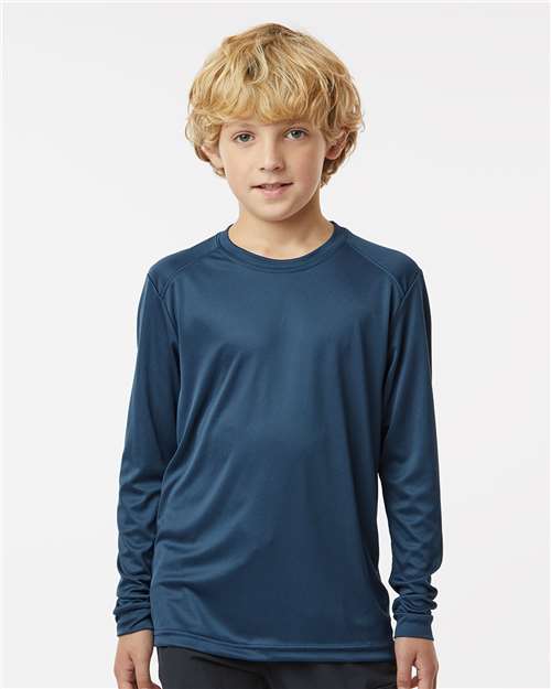 Youth Long Islander Performance Long Sleeve T-Shirt - Navy