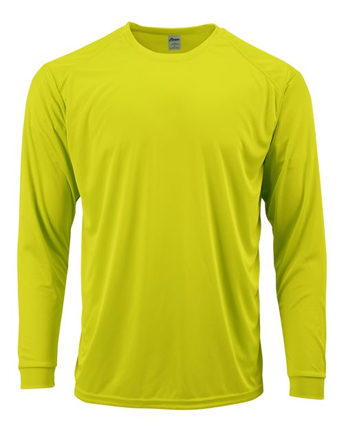 Youth Long Islander Performance Long Sleeve T-Shirt - Safety Green