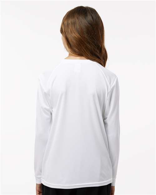 Youth Long Islander Performance Long Sleeve T-Shirt - White