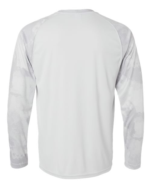 Unisex Cabo Camo Performance Long Sleeve T-Shirt - Aluminum