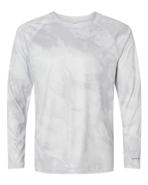 Unisex Cabo Camo Performance Long Sleeve T-Shirt - Aluminum