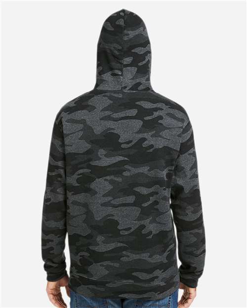 Men's Tailgate Hooded Sweatshirt - Black Camo Heather