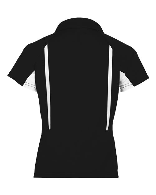 Women's Two-Tone Avenger Polo - Black/ White