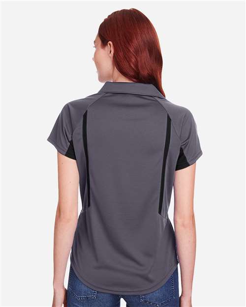 Women's Two-Tone Avenger Polo - Graphite/ Black