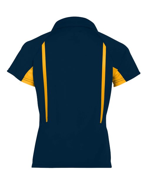 Women's Two-Tone Avenger Polo - Navy/ Light Gold