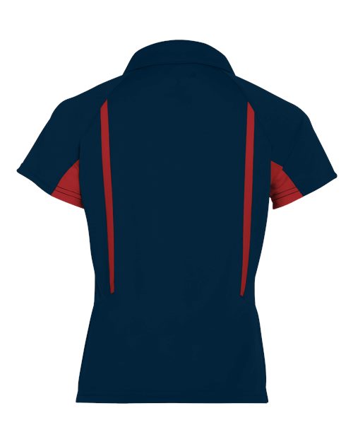 Women's Two-Tone Avenger Polo - Navy/ Scarlet