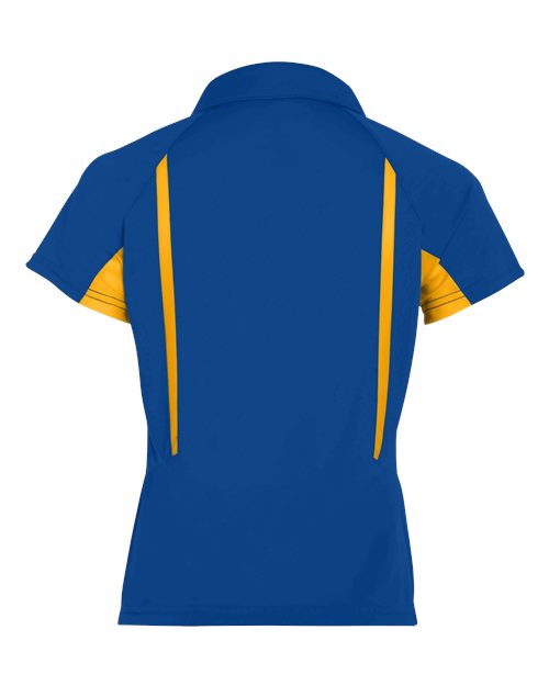 Women's Two-Tone Avenger Polo - Royal/ Light Gold