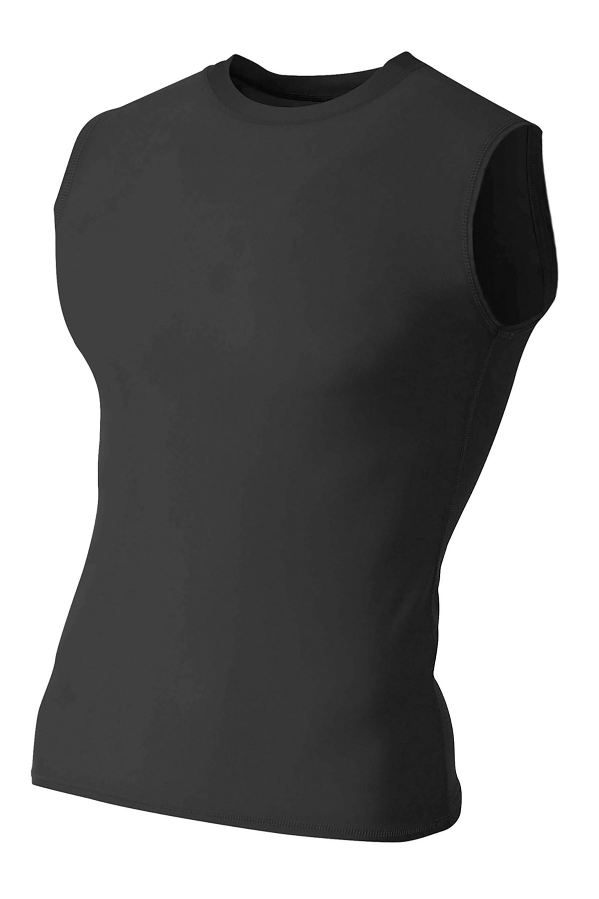 A4 Compression Muscle Tee - Black