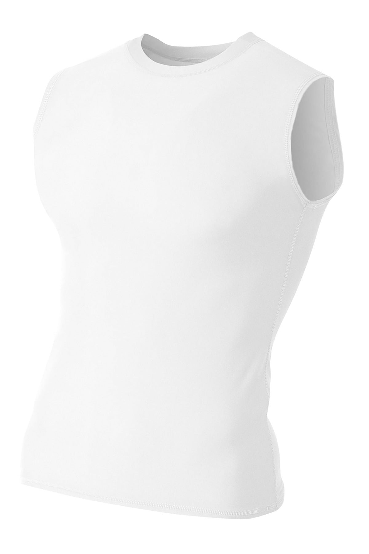 A4 Compression Muscle Tee - White