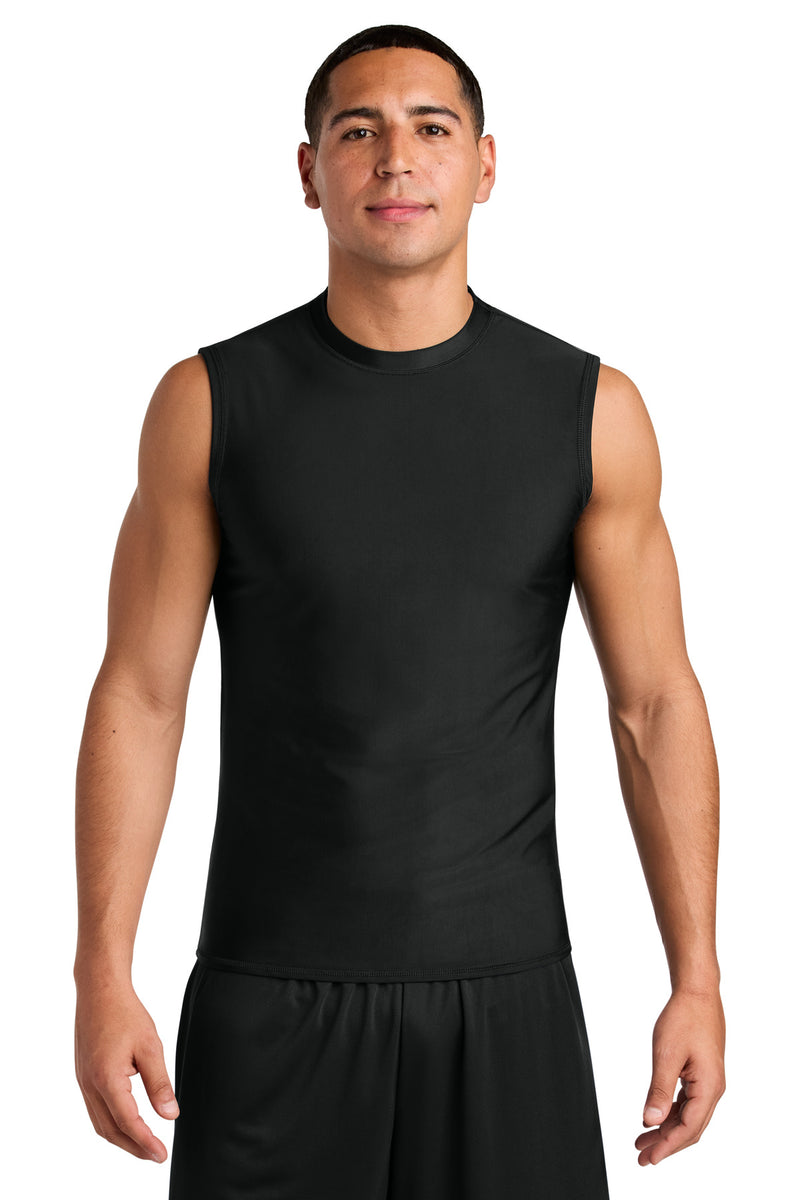 A4 Compression Muscle Tee - Black