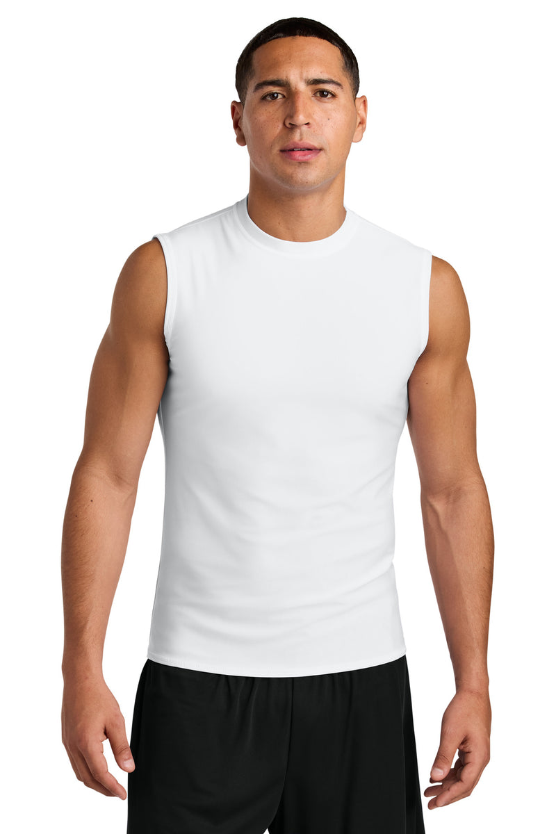 A4 Compression Muscle Tee - White