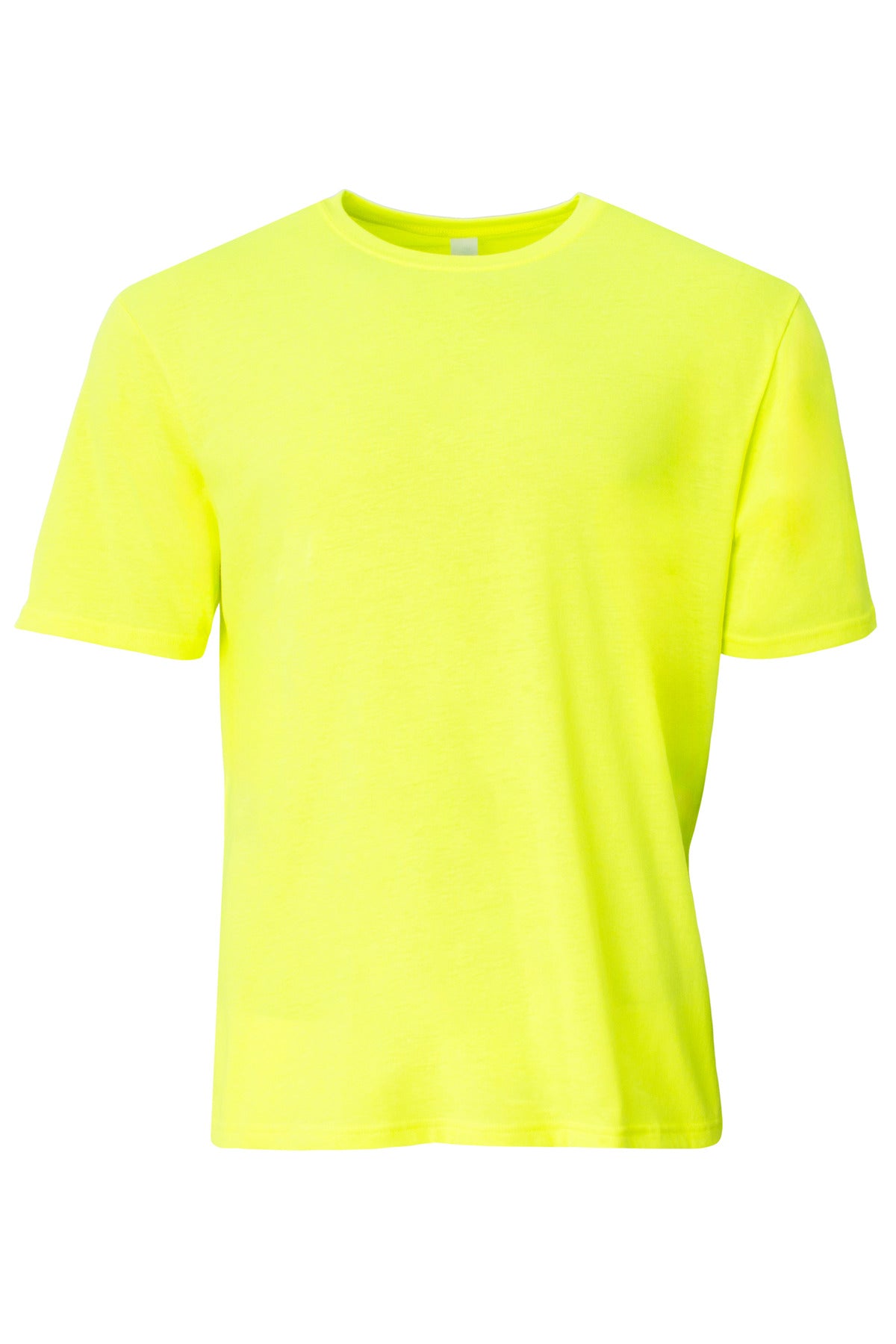 A4 Softek Short Sleeve Tee - Safety Yellow