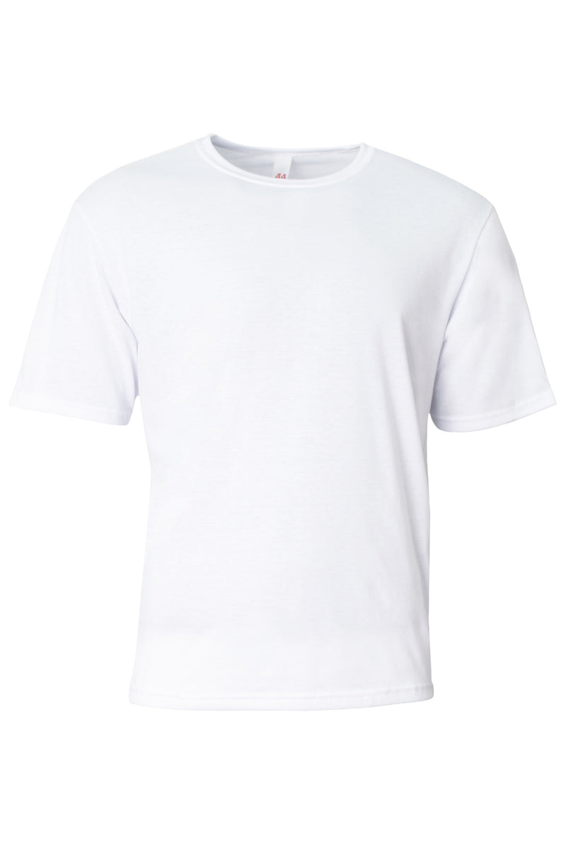 A4 Softek Short Sleeve Tee - White