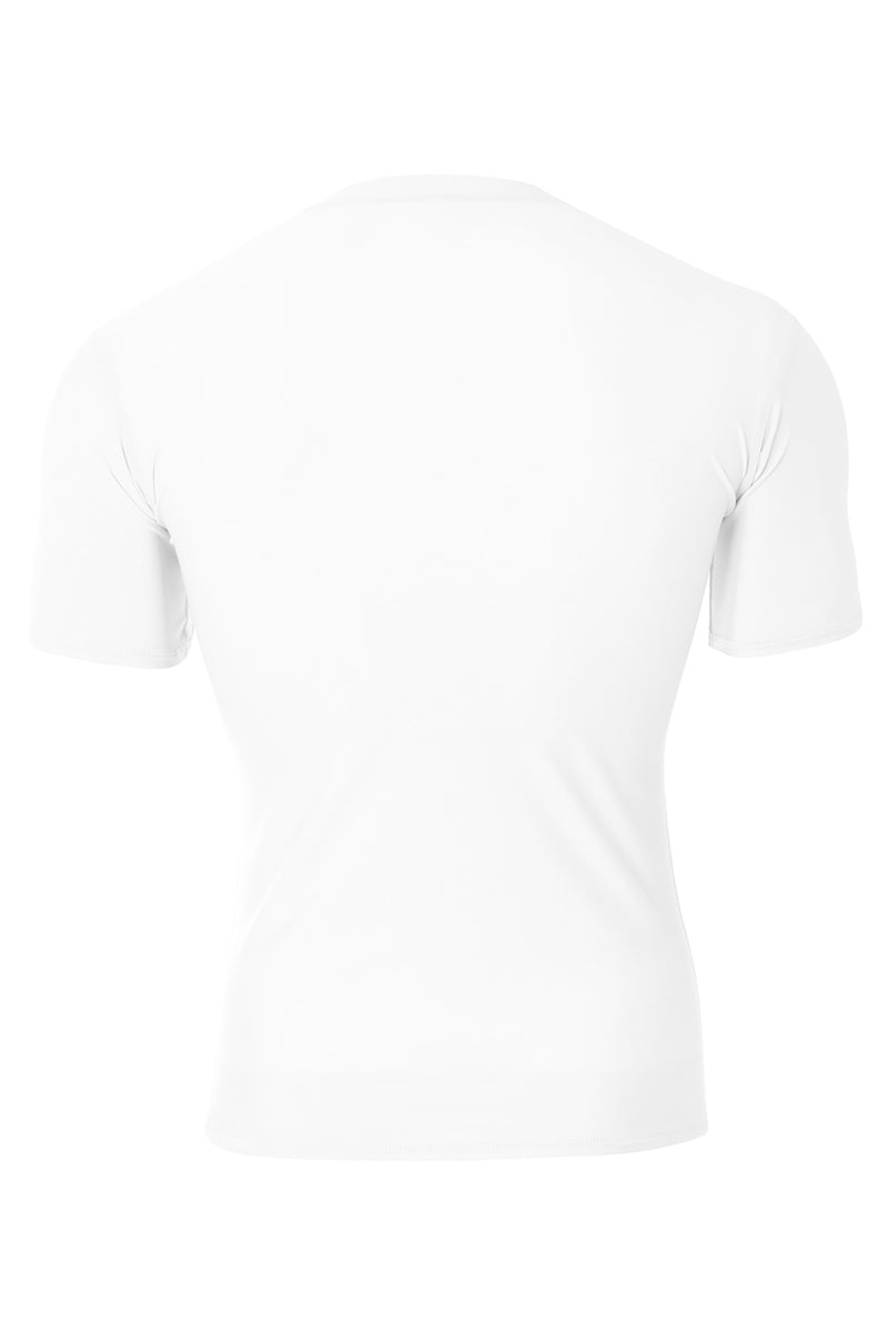 A4 Compression Short Sleeve Tee - White