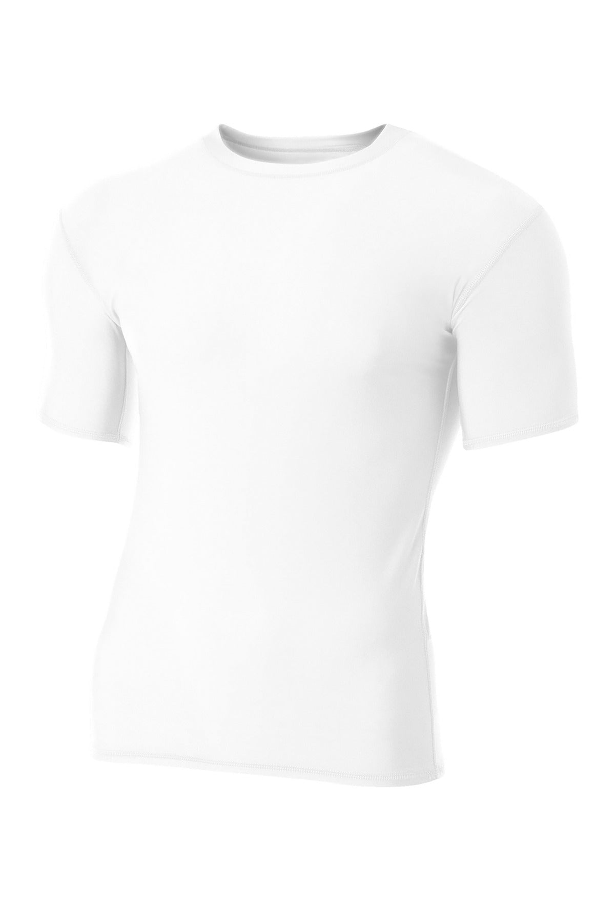 A4 Compression Short Sleeve Tee - White