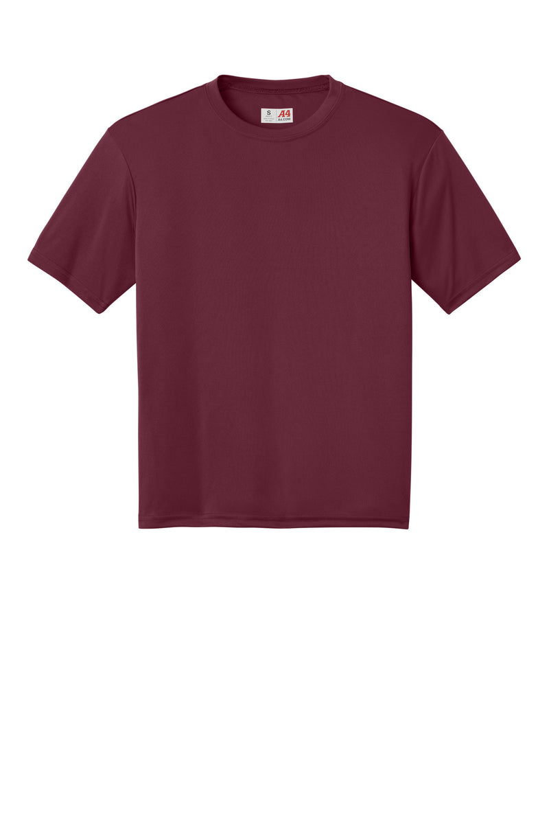 A4 Cooling Performance Short Sleeve Tee - Cardinal