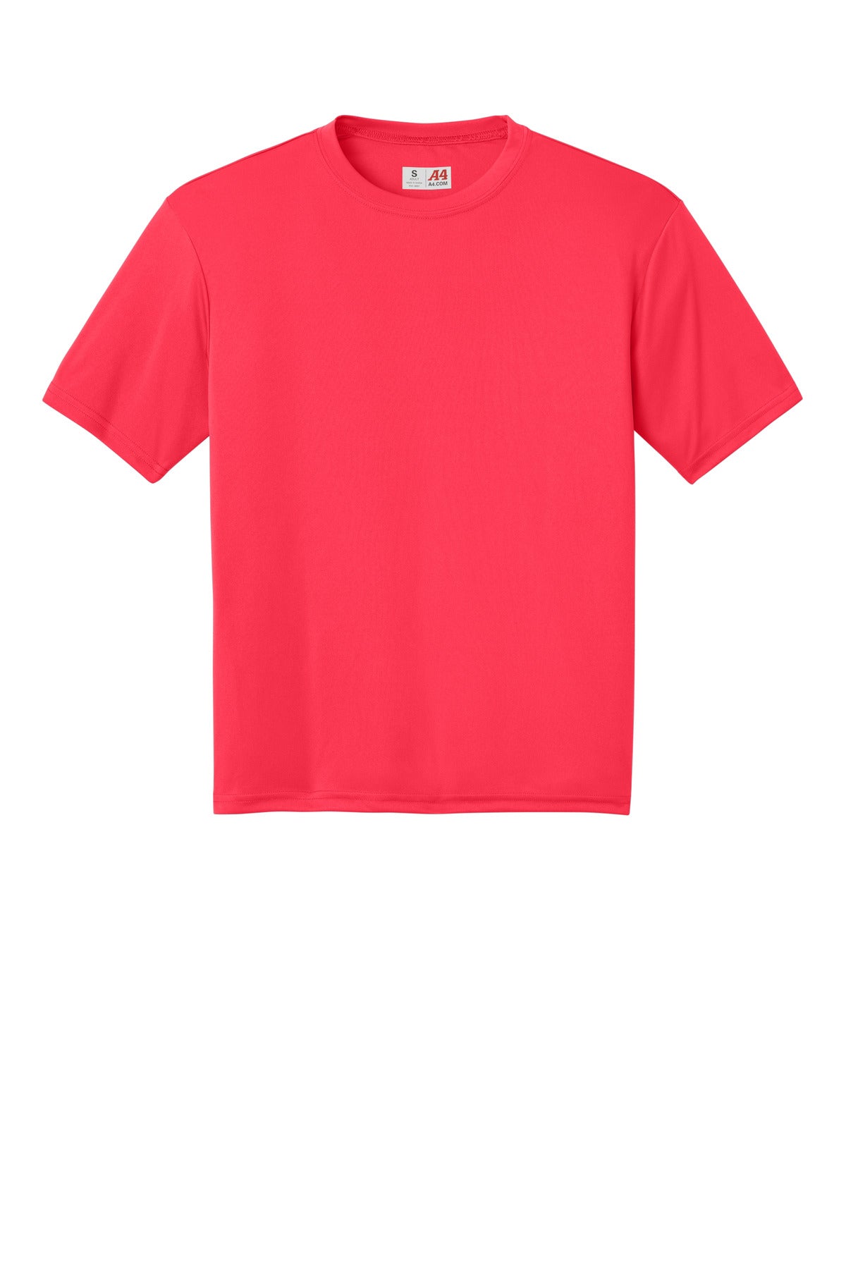 A4 Cooling Performance Short Sleeve Tee - Coral