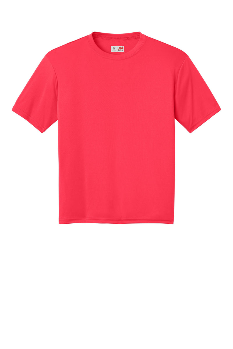 A4 Cooling Performance Short Sleeve Tee - Coral