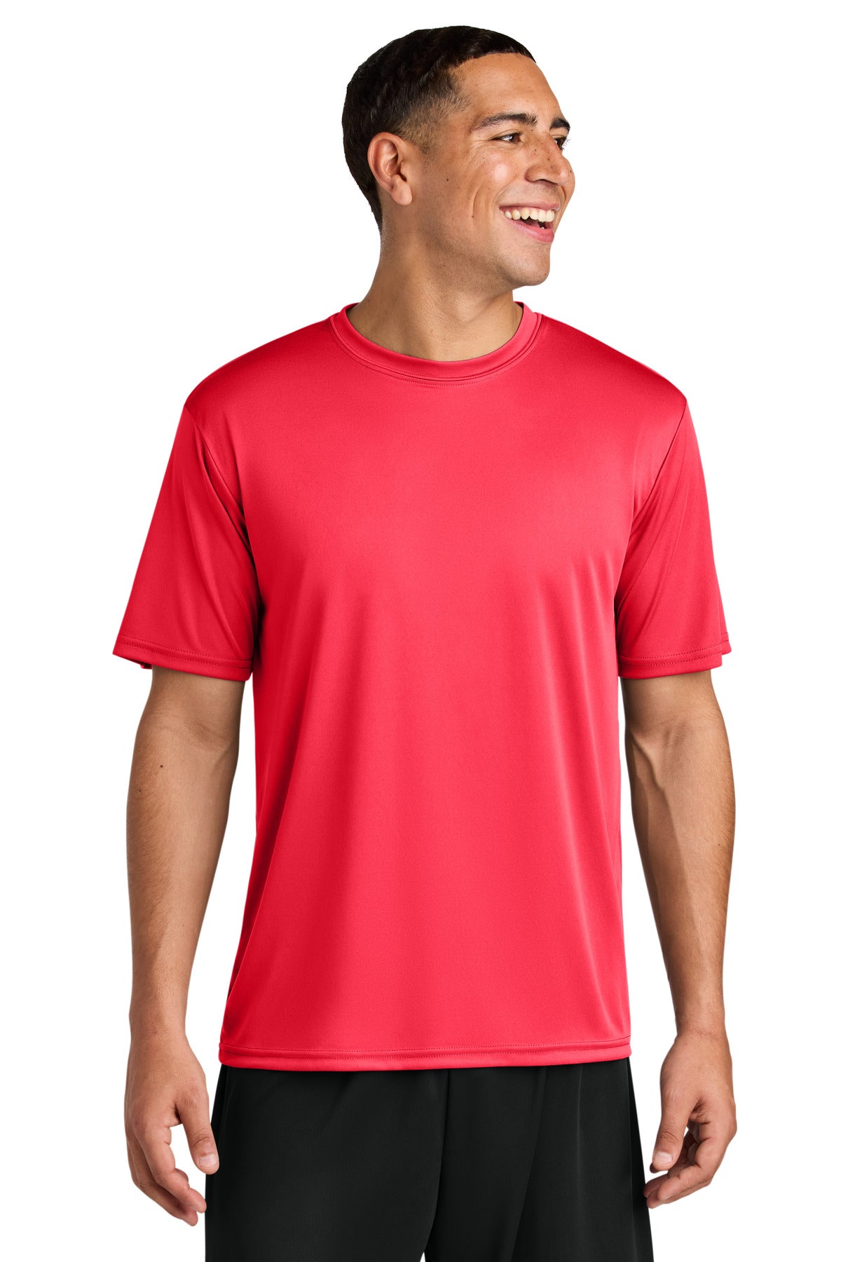A4 Cooling Performance Short Sleeve Tee - Coral