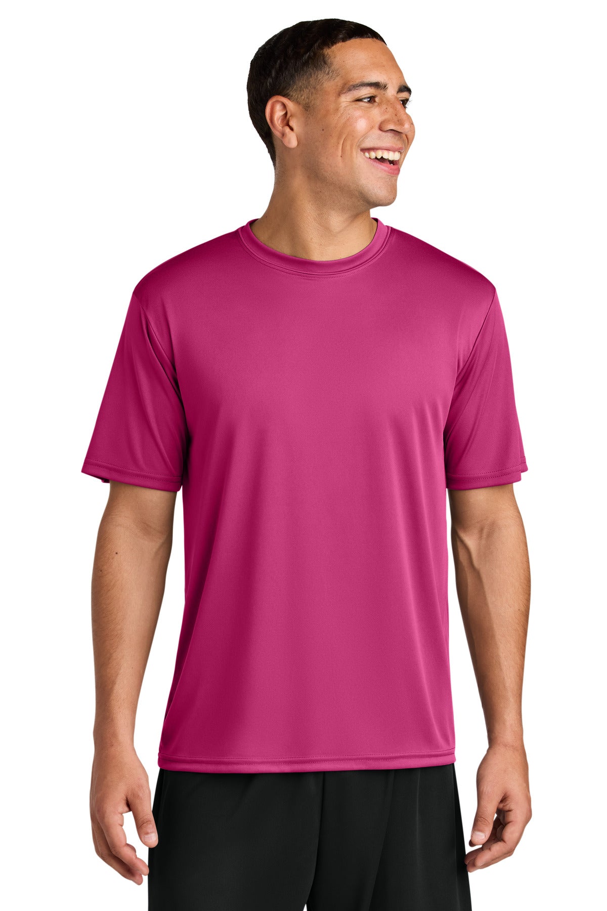 A4 Cooling Performance Short Sleeve Tee - Fuchsia