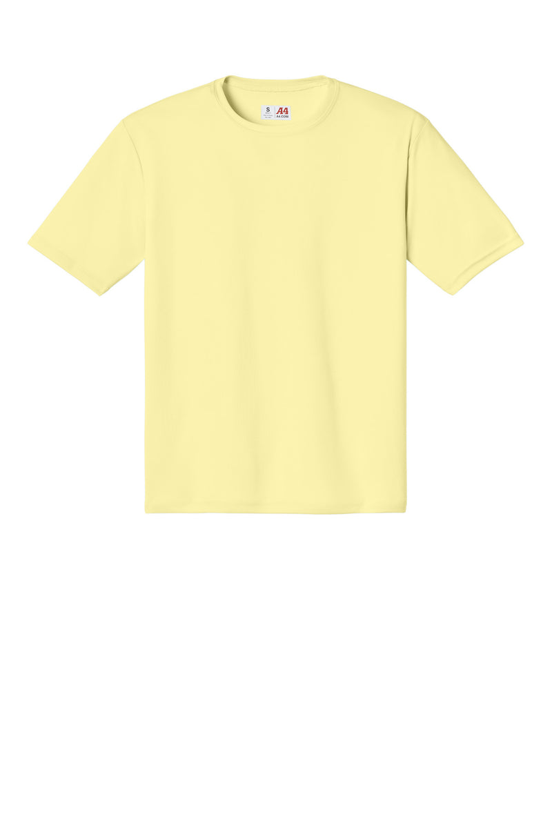 A4 Cooling Performance Short Sleeve Tee - Light Yellow