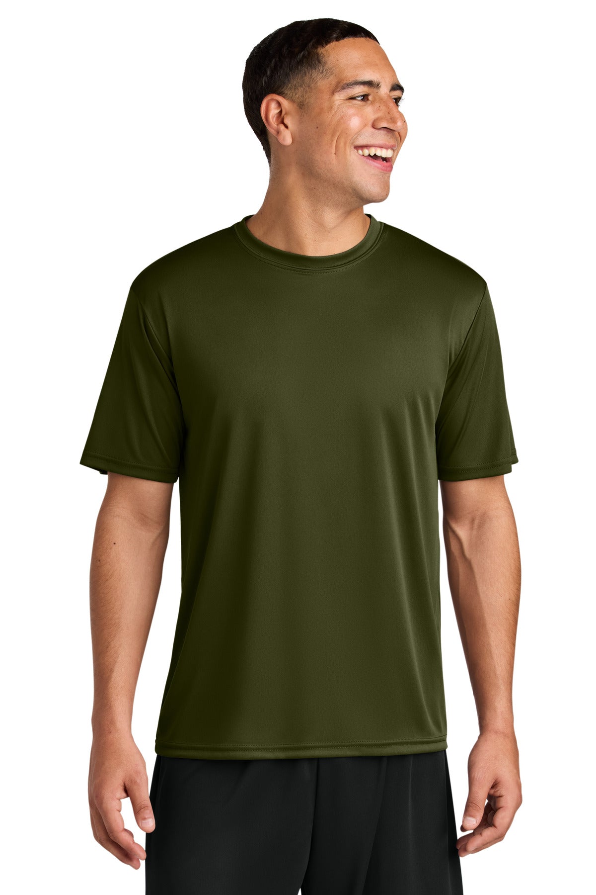 A4 Cooling Performance Short Sleeve Tee - Military Green