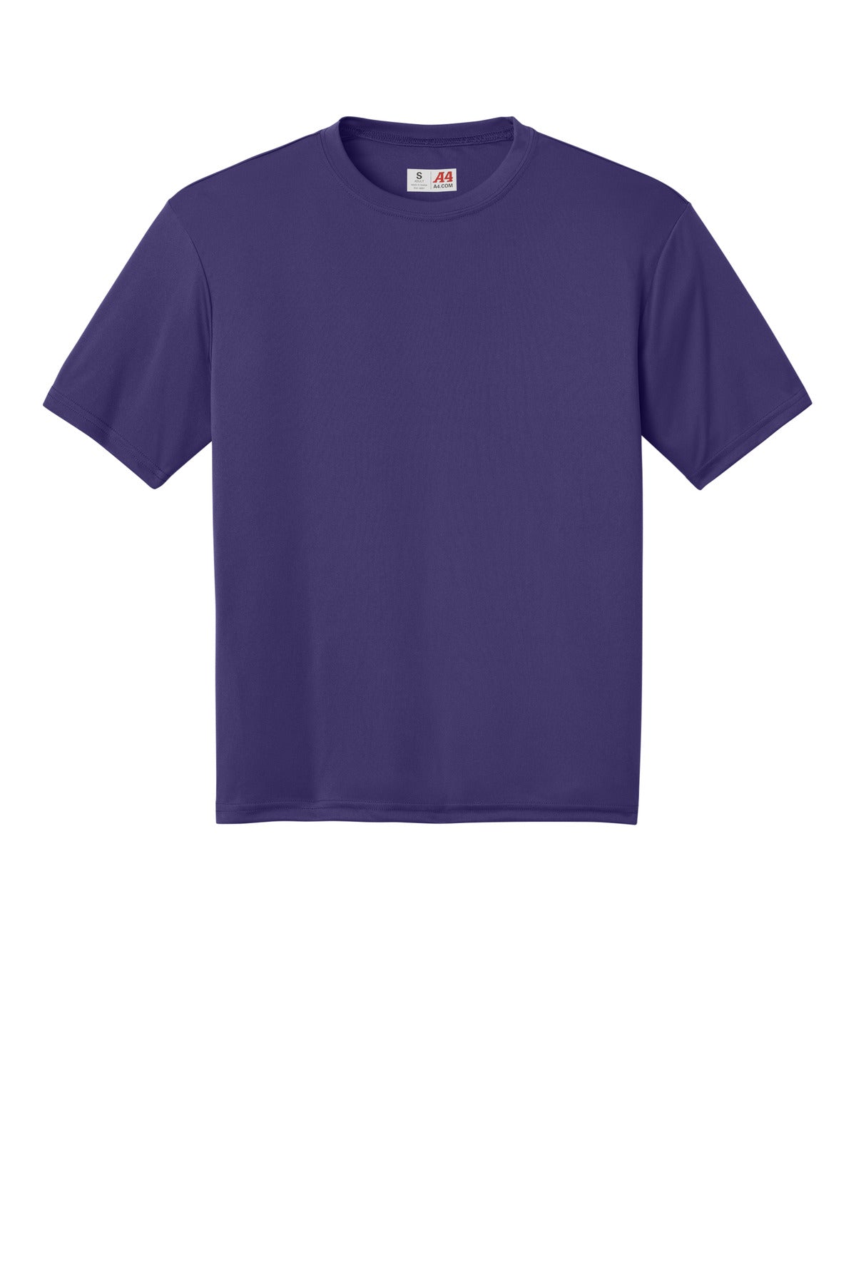 A4 Cooling Performance Short Sleeve Tee - Purple