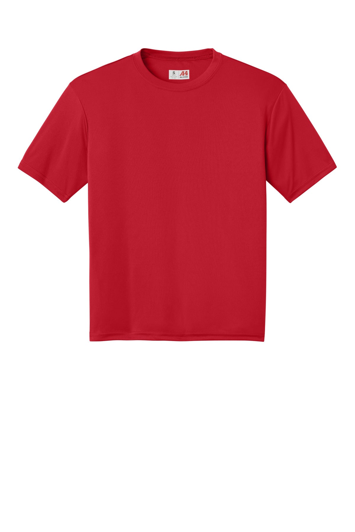 A4 Cooling Performance Short Sleeve Tee - Scarlet