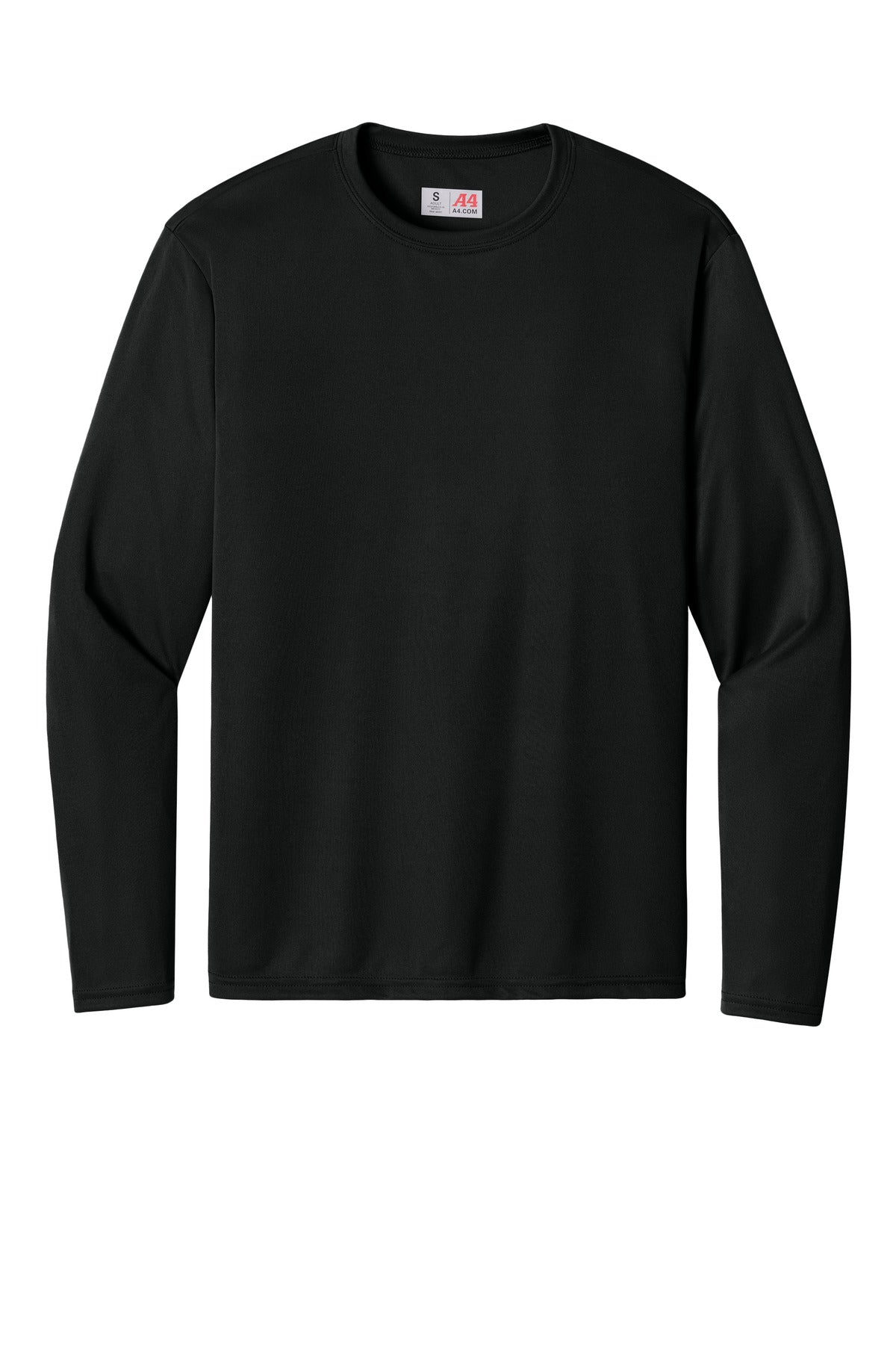 A4 Cooling Performance Long Sleeve Tee - Black