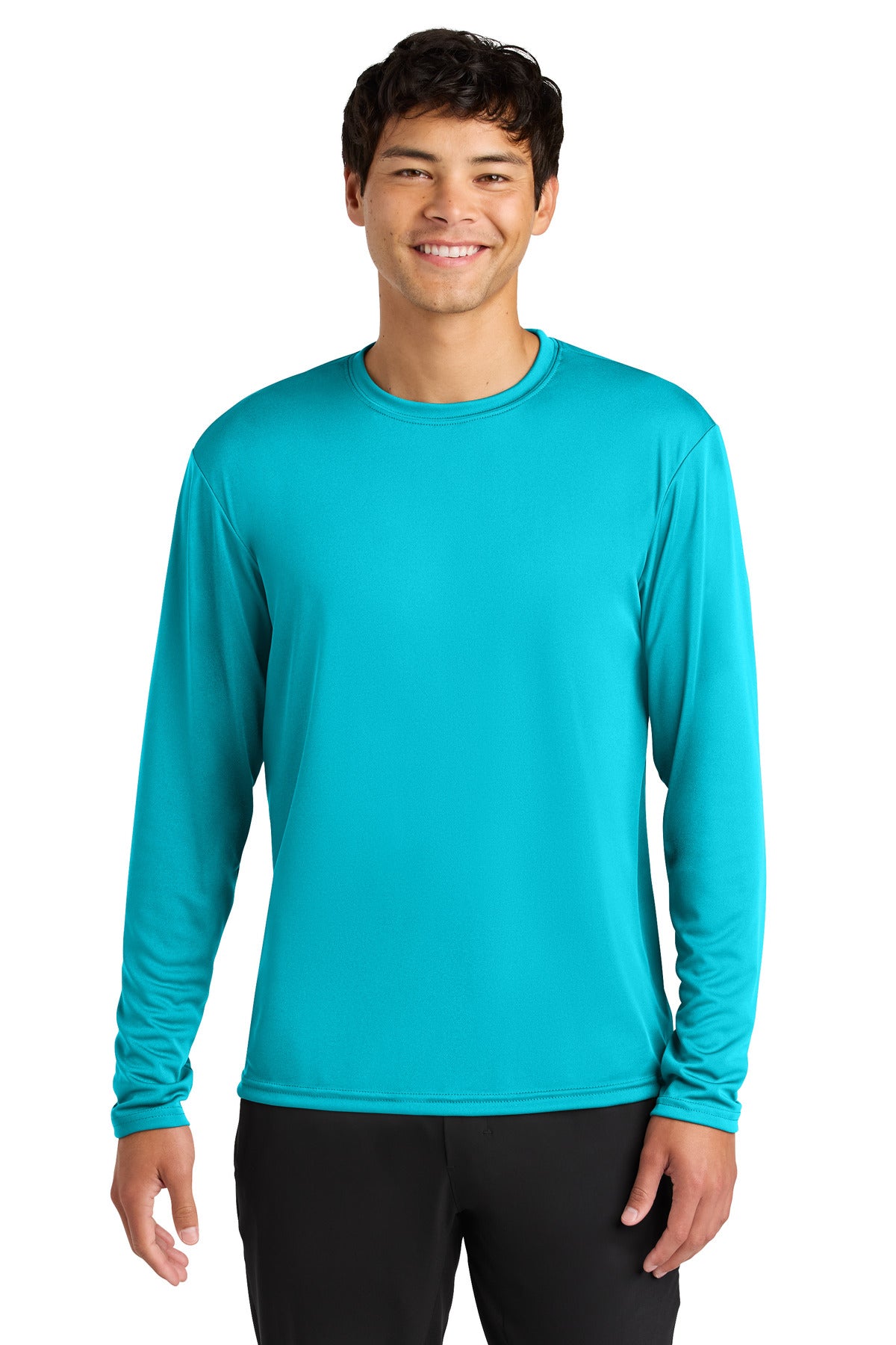 A4 Cooling Performance Long Sleeve Tee - Electric Blue