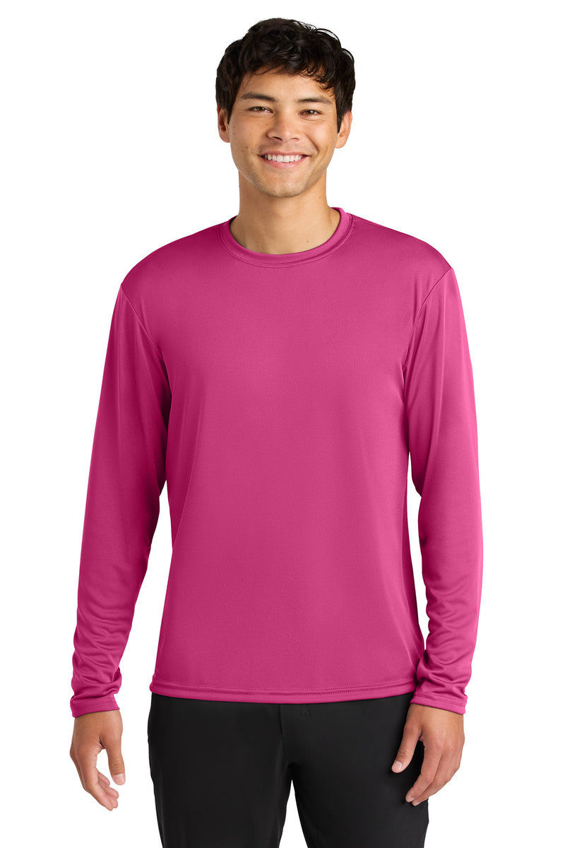 A4 Cooling Performance Long Sleeve Tee - Fuchsia