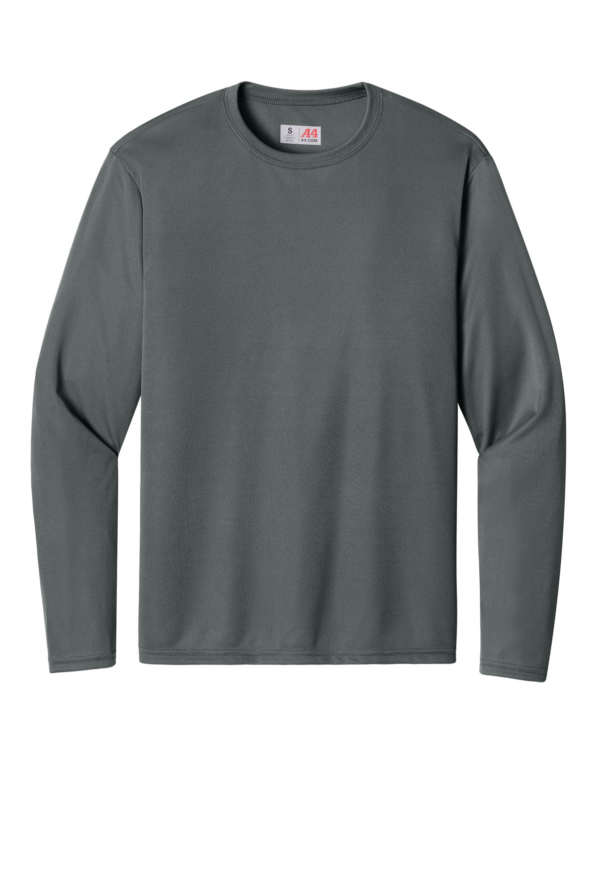 A4 Cooling Performance Long Sleeve Tee - Graphite