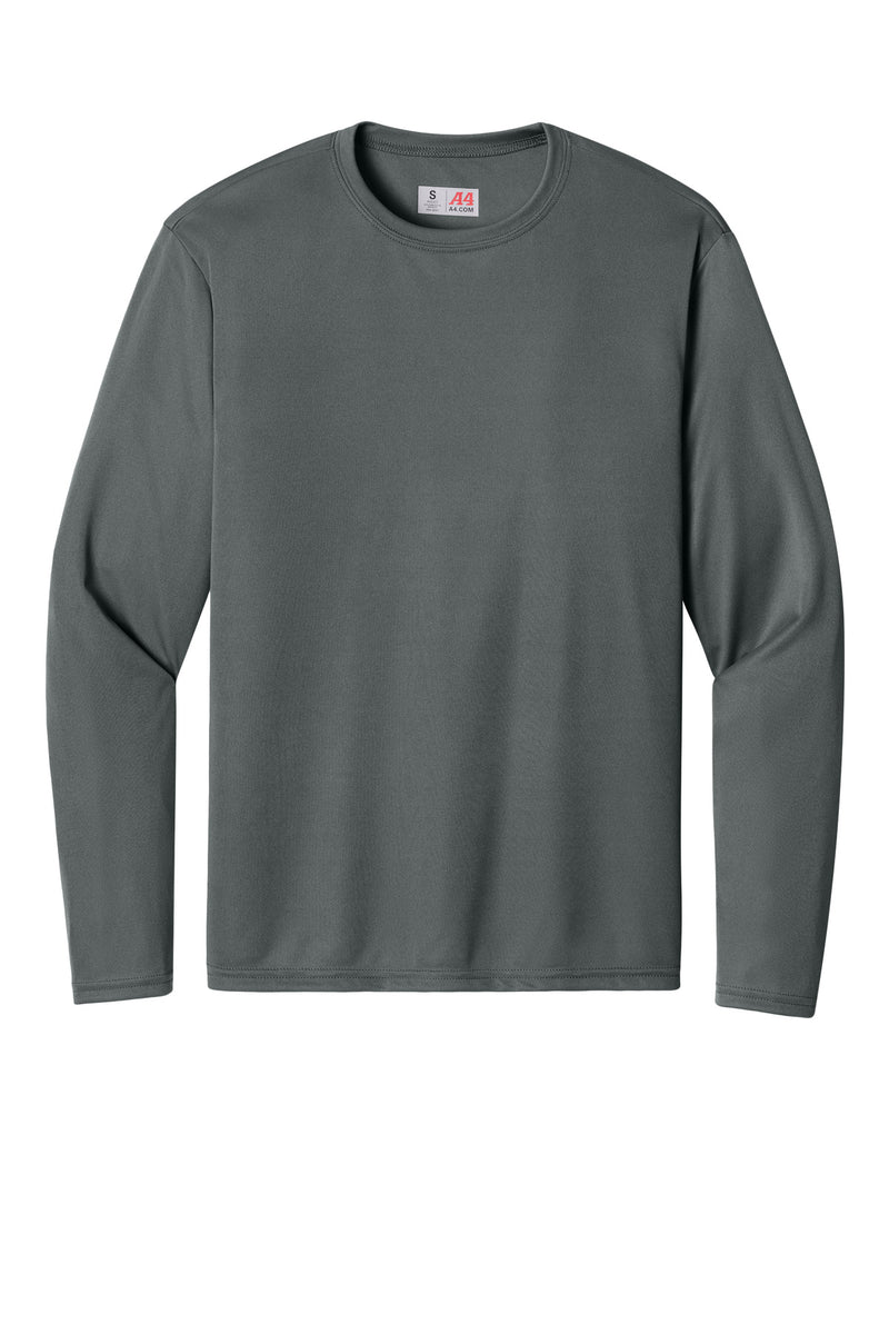 A4 Cooling Performance Long Sleeve Tee - Graphite