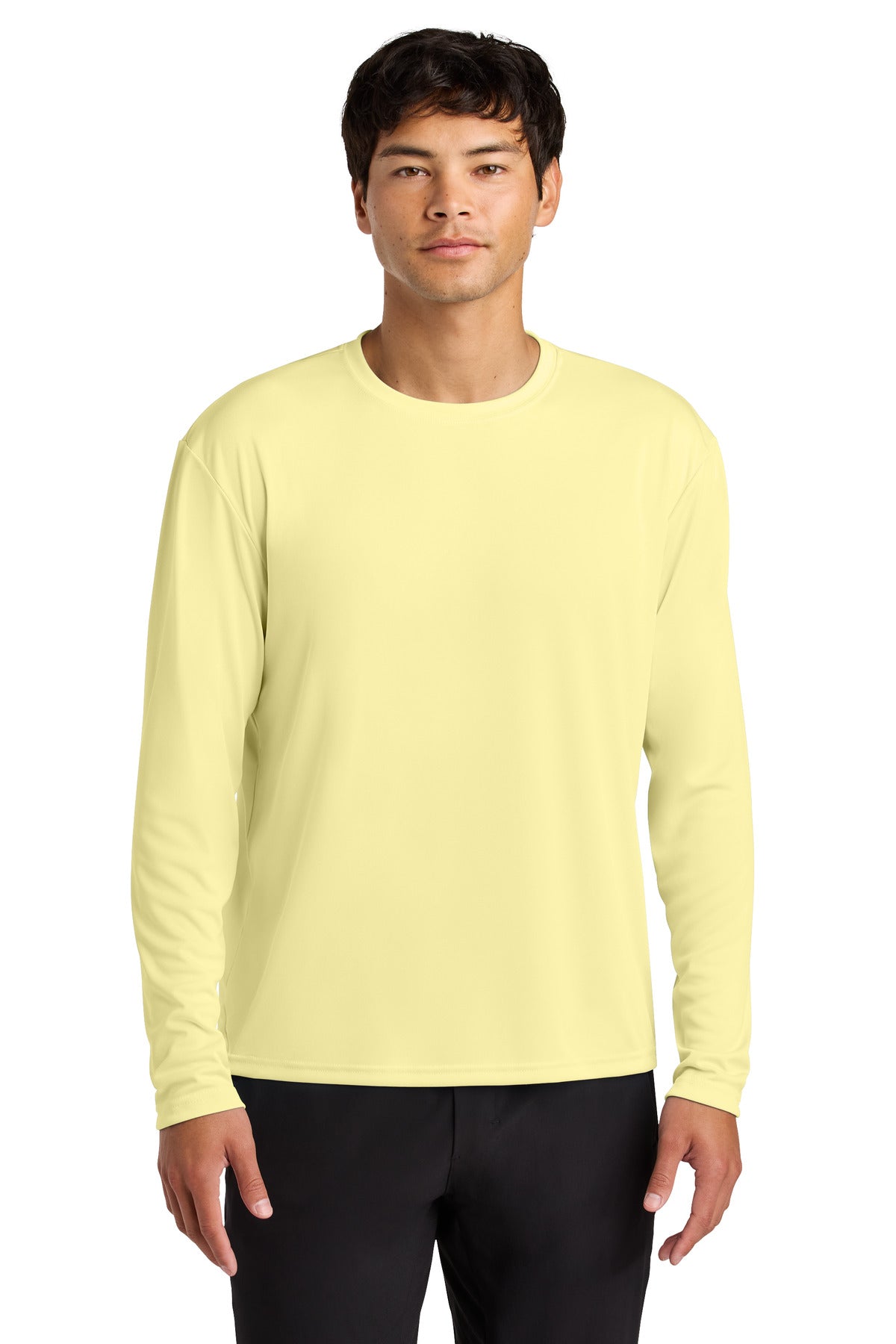 A4 Cooling Performance Long Sleeve Tee - Light Yellow
