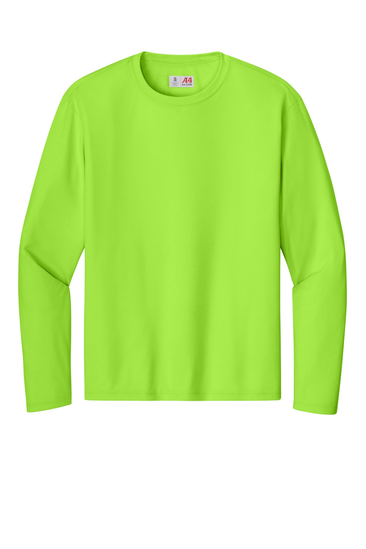 A4 Cooling Performance Long Sleeve Tee - Lime
