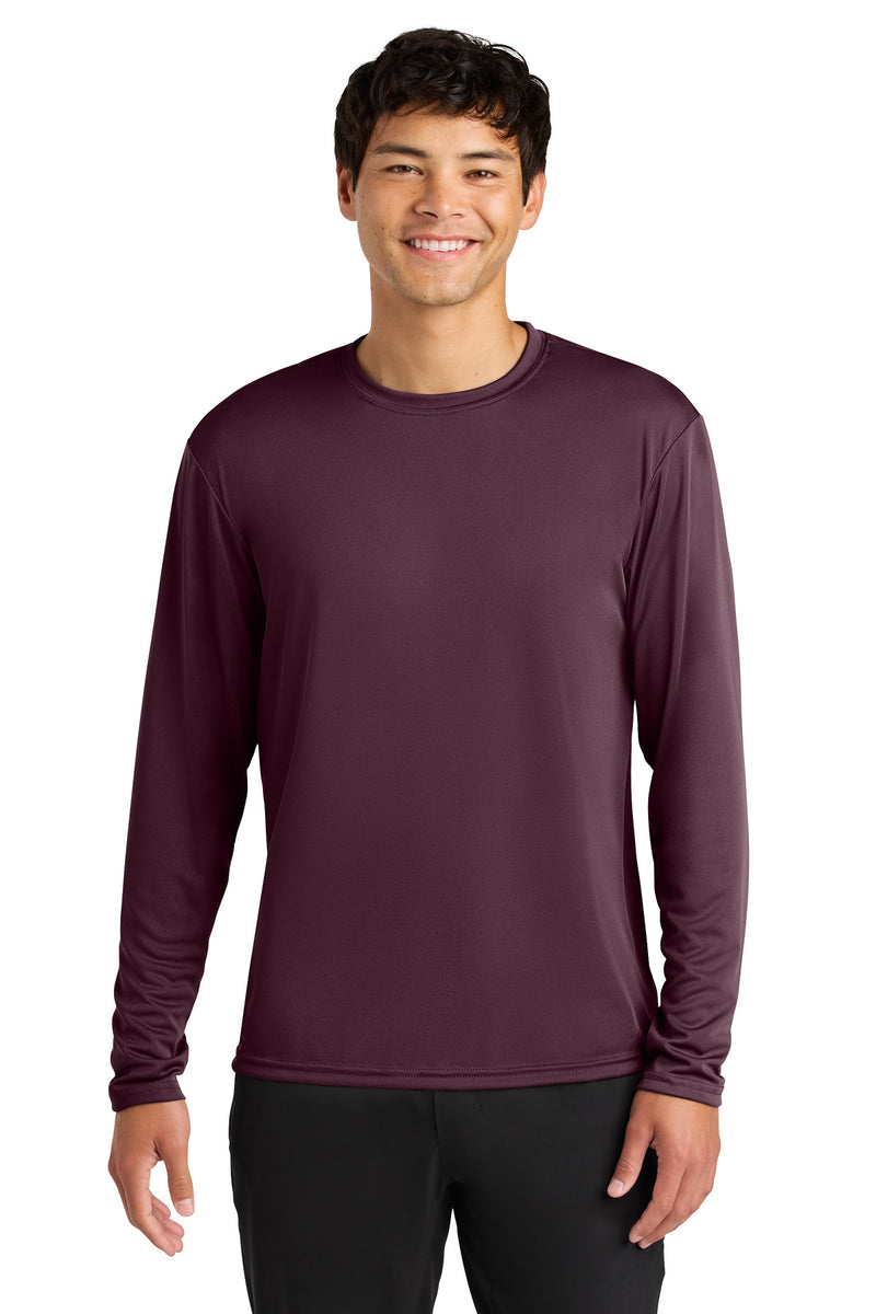 A4 Cooling Performance Long Sleeve Tee - Maroon