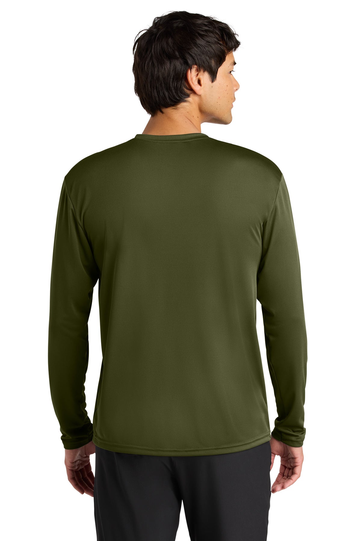 A4 Cooling Performance Long Sleeve Tee - Military Green