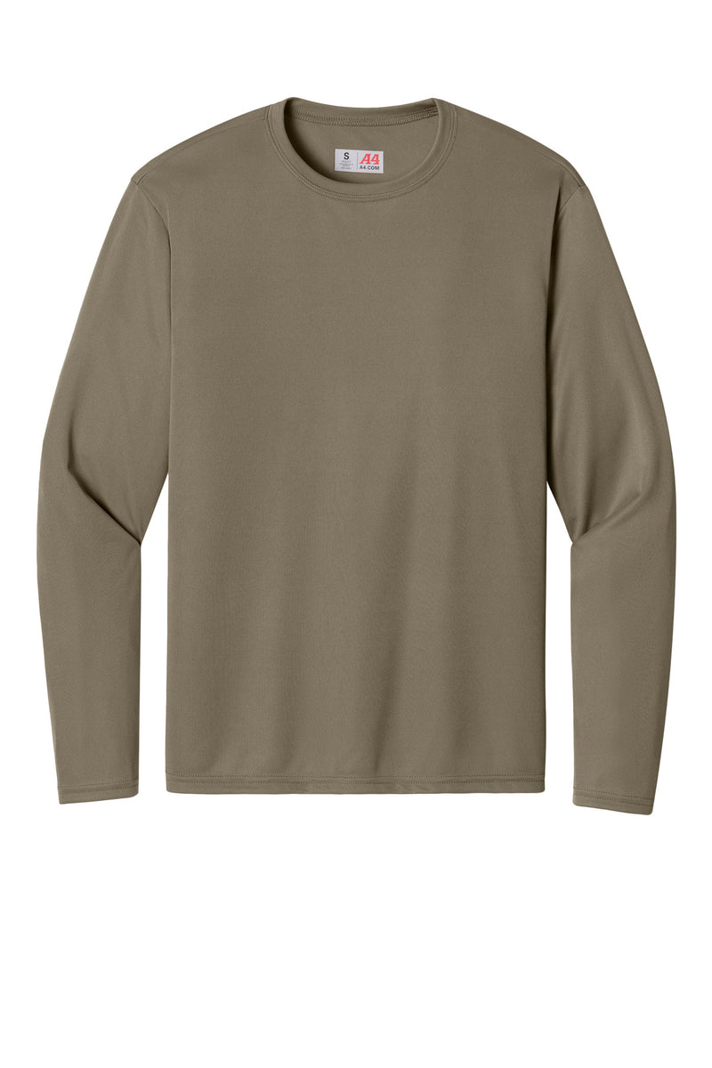 A4 Cooling Performance Long Sleeve Tee - Olive