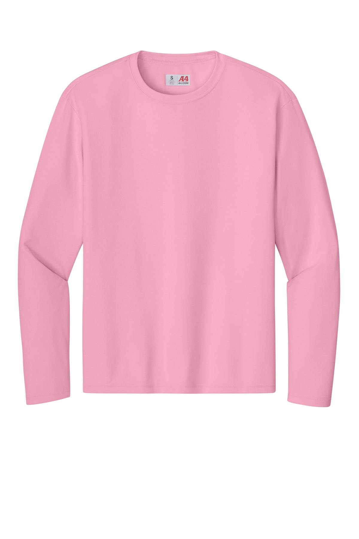 A4 Cooling Performance Long Sleeve Tee - Pink