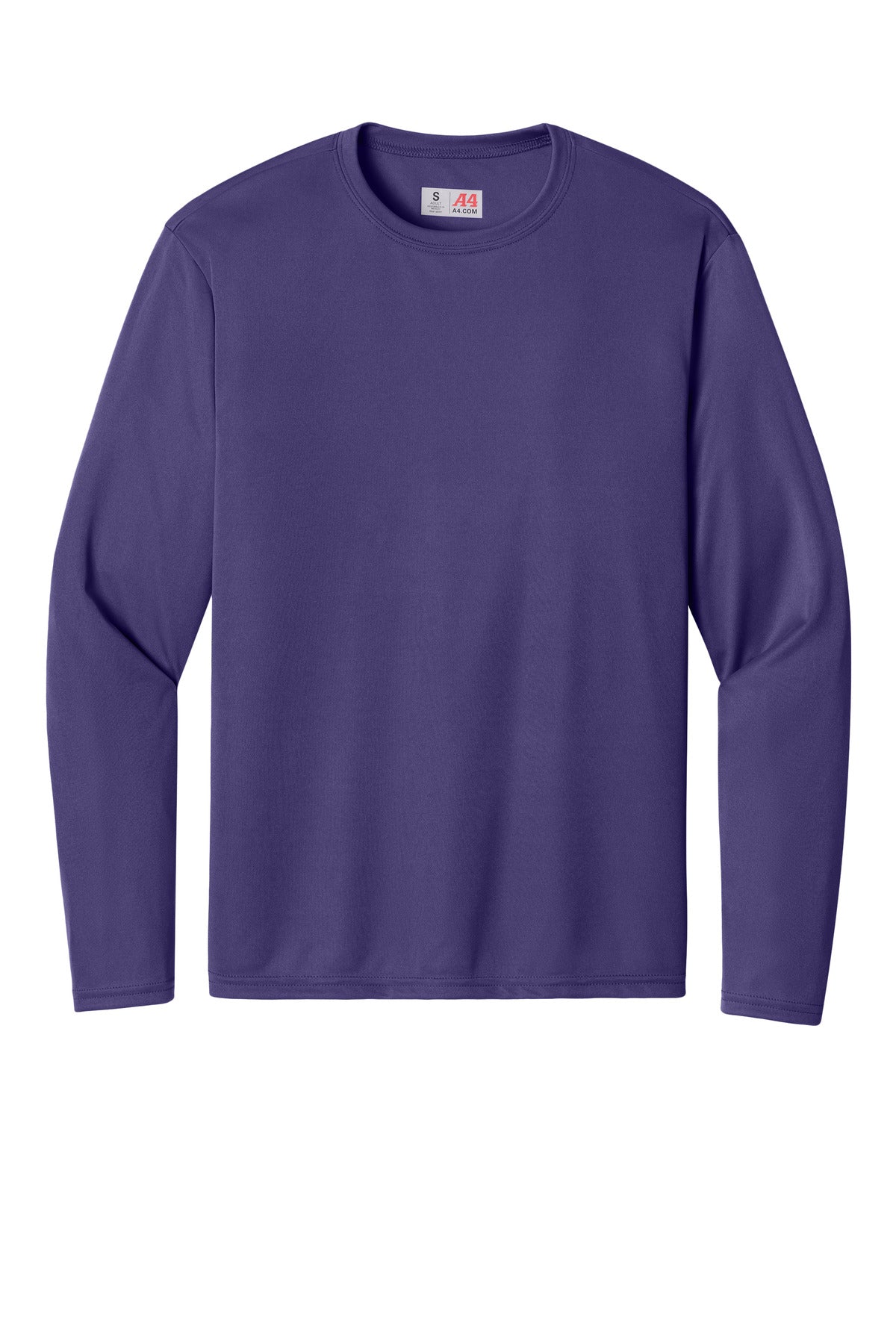 A4 Cooling Performance Long Sleeve Tee - Purple