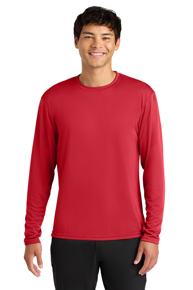 A4 Cooling Performance Long Sleeve Tee - Scarlet