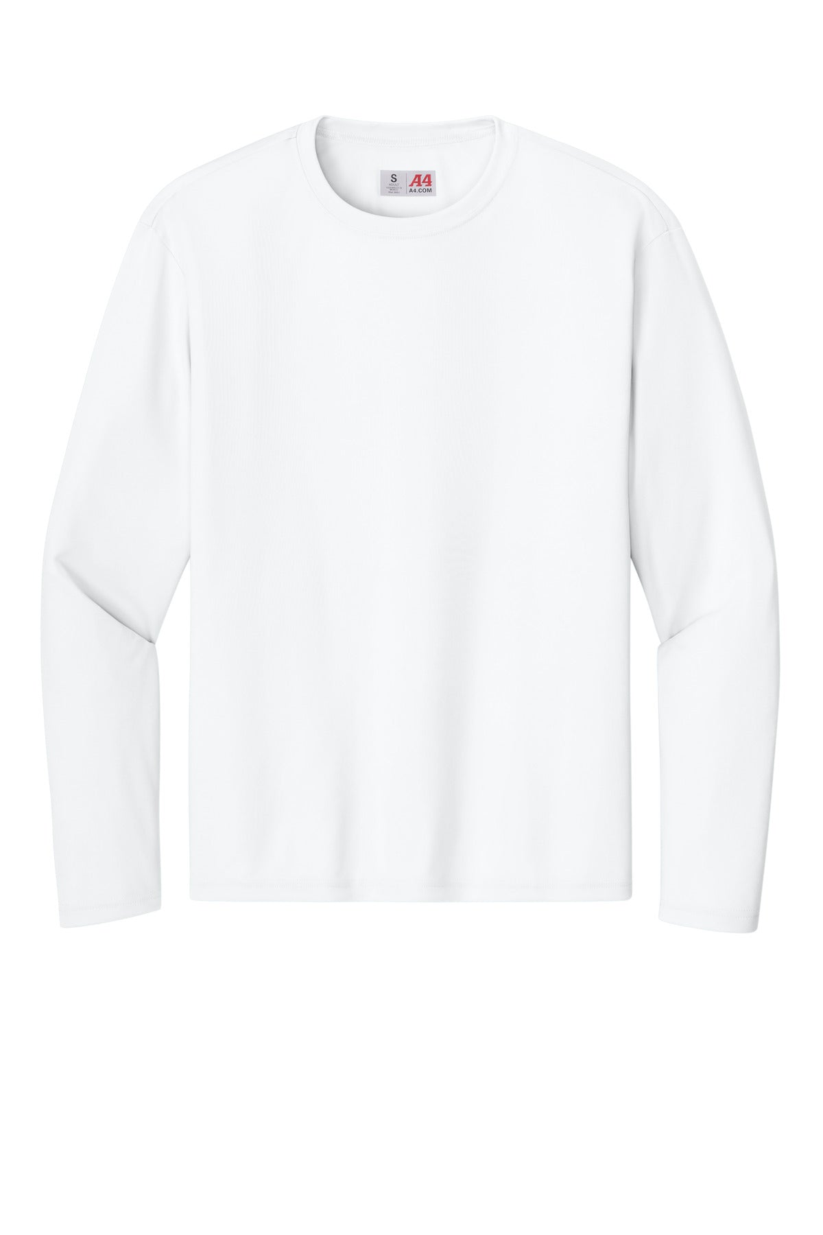 A4 Cooling Performance Long Sleeve Tee - White